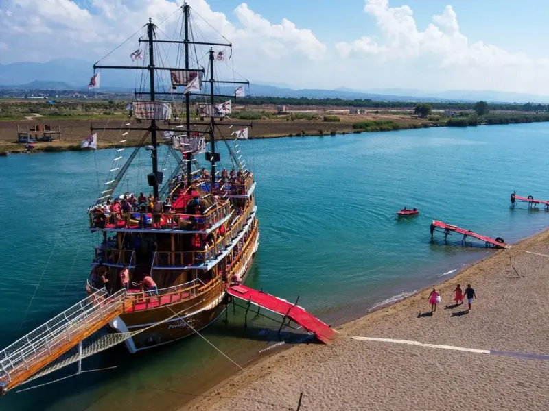 Side Manavgat Boat Trip: River Cruise, Waterfall & Grand Bazaar Tour 1