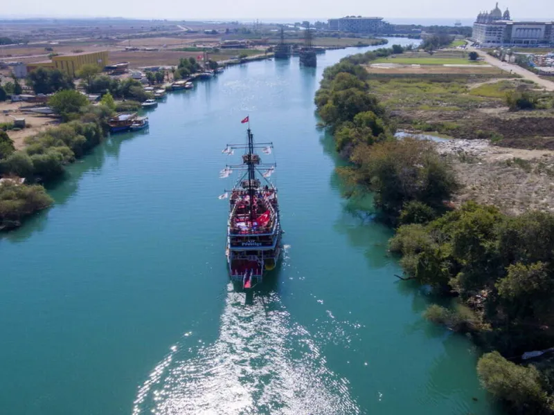 Side Manavgat Boat Trip: River Cruise, Waterfall & Grand Bazaar Tour 2